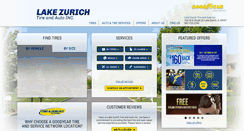 Desktop Screenshot of lakezurichtire.com