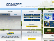 Tablet Screenshot of lakezurichtire.com